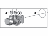 OEM 2015 BMW 320i xDrive Brake Master Cylinder - 34-33-6-851-093