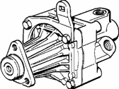 OEM 1991 BMW 525i Power Steering Pump - 32411141249