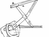 OEM 1986 BMW 528e Front Left Door Window Regulator - 51-33-1-868-829