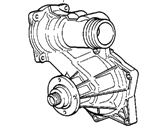 OEM BMW 740i Water Pump - 11-51-0-004-163