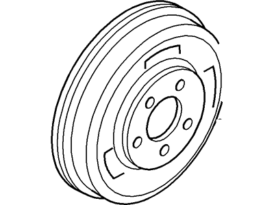 Ford 2U2Z-1V126-BA Drum - Brake