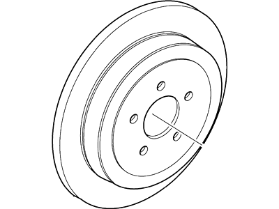 Ford 3W7Z-2C026-AA Rotor Assembly - Brake