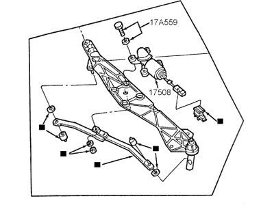 Ford F4XY17508A Wiper Motor