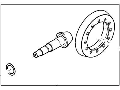 Ford 3C3Z-4209-AA Gear And Pinion Assembly - Driving