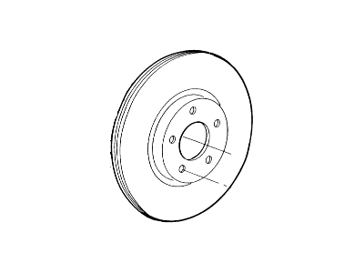 Ford F4SZ-1125-A Rotor Assembly