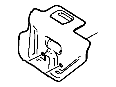 Ford 5L1Z-9A335-AA Fuel Filter Bracket