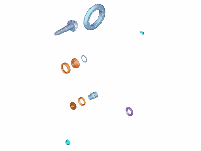 Ford HC3Z-4209-F Ring & Pinion