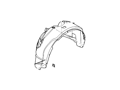 Ford 8G1Z-16103-A Fender Liner