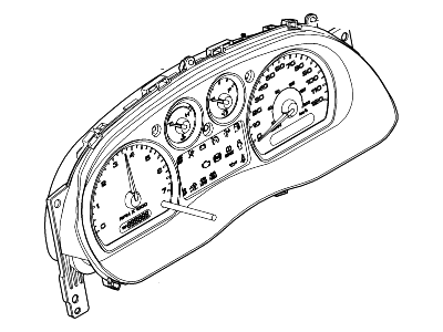 Ford 6L5Z-10849-AA Instrument Cluster