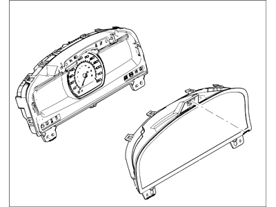 Ford AE5Z-10849-AB Instrument Cluster