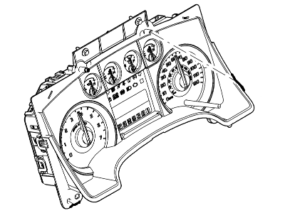 Ford BL3Z-10849-VAA Instrument Cluster