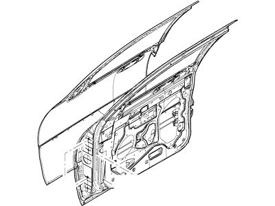 Ford 3W1Z-5420201-AA Panel Assembly - Door - Outer