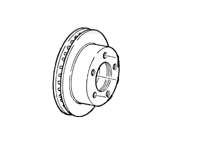 Ford YW7Z-1V125-BB Rotor