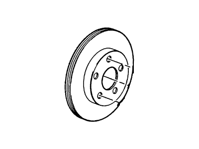 Ford YF6Z-1V125-C Rotor