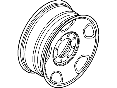 Ford 8C3Z-1015-F Spare Wheel