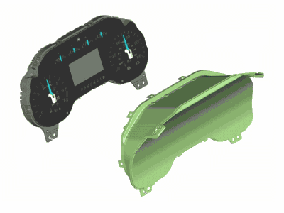 Ford HC3Z-10849-AGA Instrument Cluster