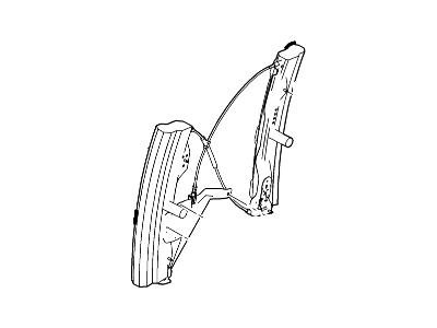 Ford 8A5Z-5423208-A Regulator - Window - Less Motor