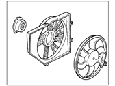 OEM 1997 Mercury Tracer Fan Motor - F7CZ8C607BE