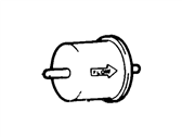 OEM 1986 Mercury Lynx Fuel Filter - E3FZ-9155-F