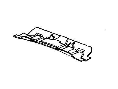 GM 22772119 Insulator-Floor Panel Rear Seat