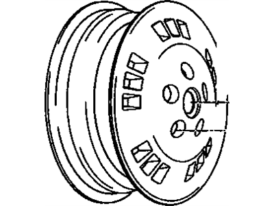 GM 25527407 Wheel Rim, 14X6