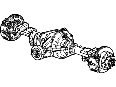 GM 25905591 Axle Asm-Rear (3.73 Ratio)