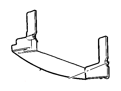 GM 42391577 Baffle-Radiator Air Lower