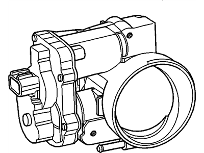 GM 12679525 Throttle Body