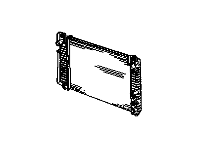 GM 89018317 Radiator Assembly