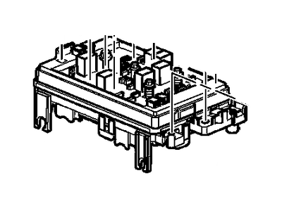 GM 15210964 Block Asm-Accessory Wiring Junction (Underhood Bussed Electrical Center)