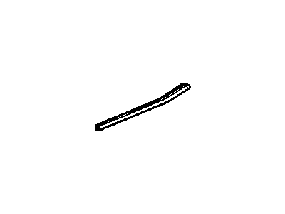 GM 15116958 Weatherstrip, Rear Side Door Lower