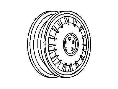 GM 12365449 Wheel Rim Kit, Aluminum