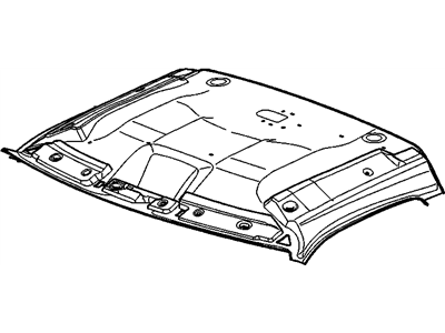 GM 25840051 Module Asm-Front Hdlnr Trim *Shale