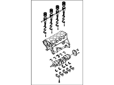 GM 93740512 Short Block