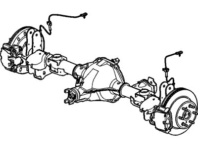 GM 25928306 Axle Asm-Rear (3.42 Ratio)