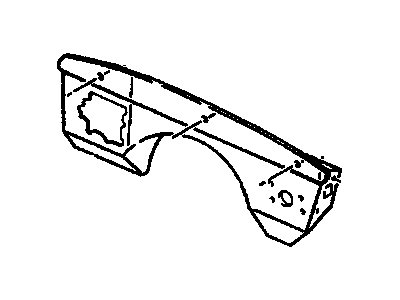 GM 10289695 Insulator-Plenum Panel <Use 1C2K