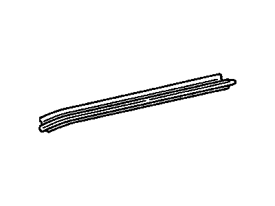 GM 10155764 Weatherstrip Asm-Front Side Door Upper *Black