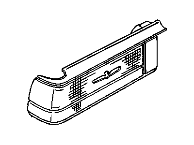 GM 16504416 Lens, Rear Combination Lamp