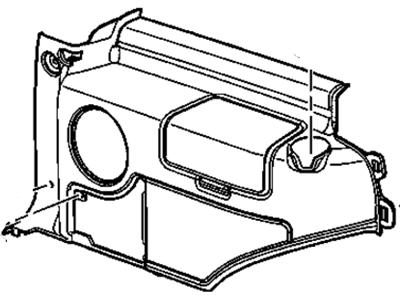 GM 15133241 Panel, Body Side Trim