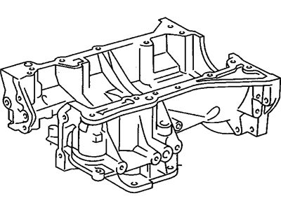 GM 19205535 Crankcase Asm, Lower <Use 6A1 0310B>