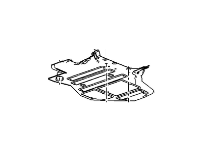 GM 22896939 Deflector Asm-Underbody Rear Air