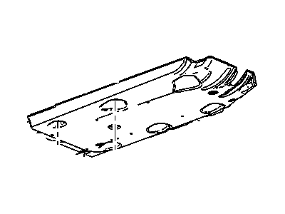 GM 23134421 Deflector Asm-Underbody Front Air