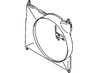 GM 30012038 Shroud, Engine Coolant Fan