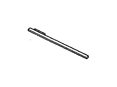 GM 20586404 Molding Asm-Reveal Front Door Window @ Belt *Black