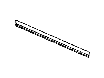 GM 10221153 Weatherstrip Asm-Side Roof Drip-RH-Rear