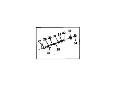 GM 12546801 Handle Kit, Front Side Door Vent Window LH