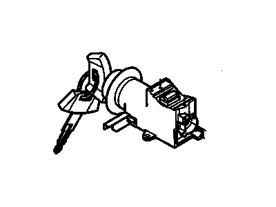 GM 26039998 Cylinder Kit, Steering Column Lock & Ignition Switch