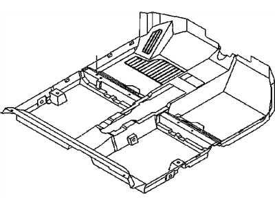 GM 96863034 Carpet Asm, Front Floor Panel *Black