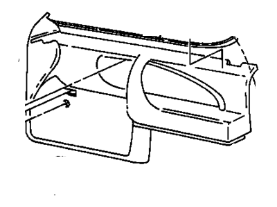 GM 22574235 Sealing Strip Asm-Front Side Door Window Inner