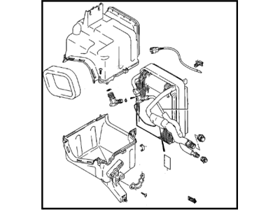 GM 96068763 Evaporator, A/C (W/Case)